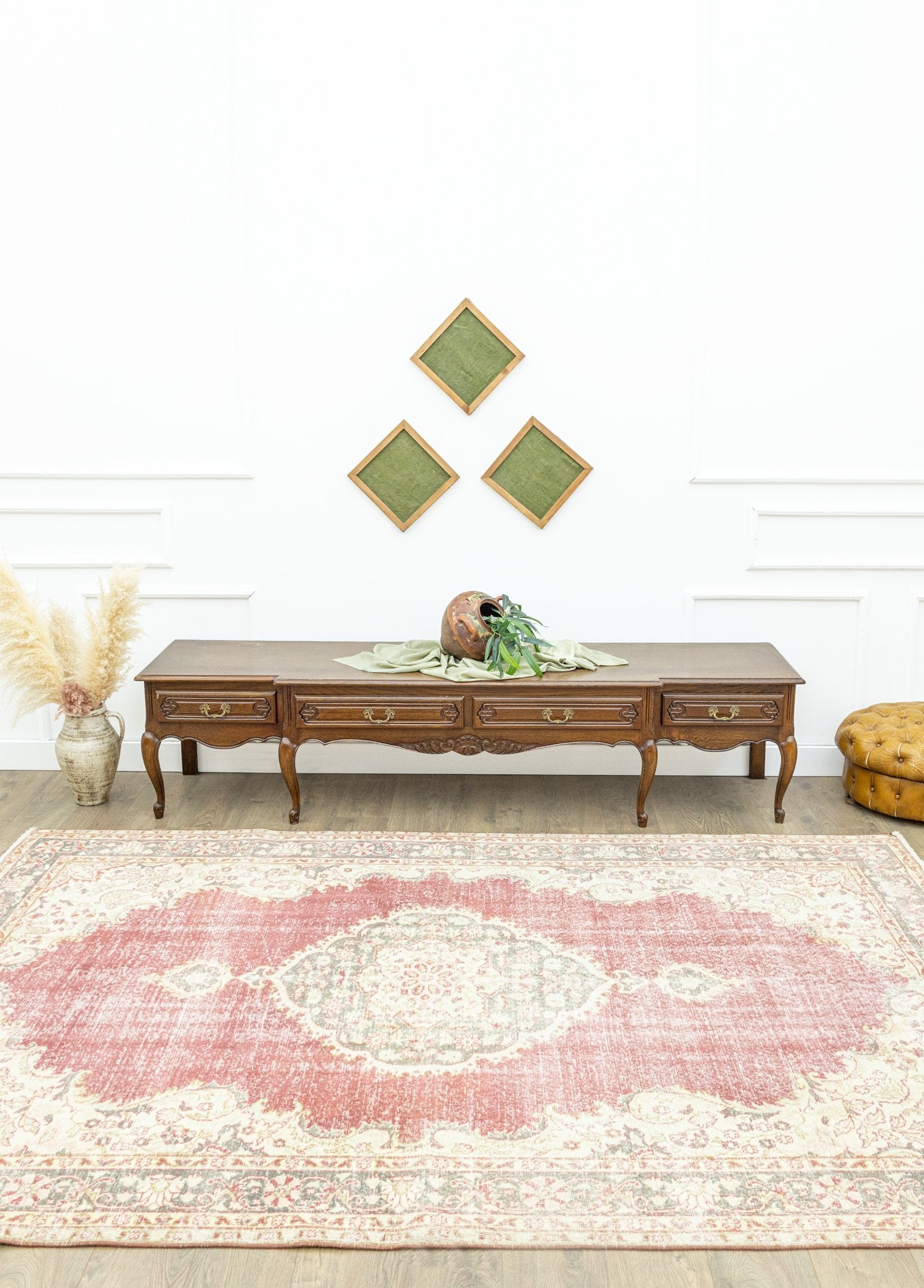 Soho Antiq-Yunt Vintage El Dokuma Halı 202x296 Cm-Halı-2-Milagron.com