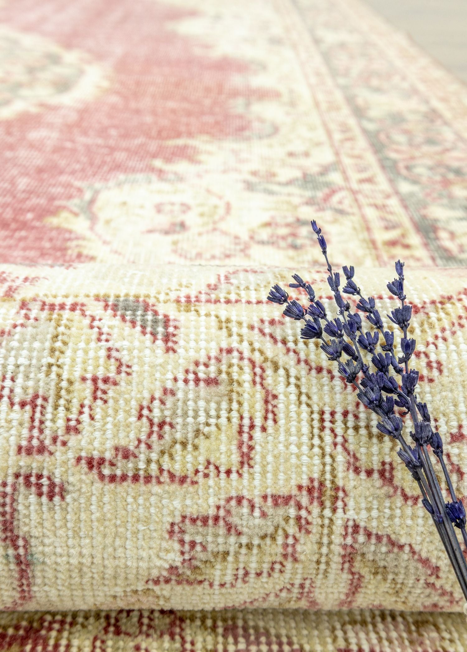 Soho Antiq-Yunt Vintage El Dokuma Halı 202x296 Cm-Halı-4-Milagron.com