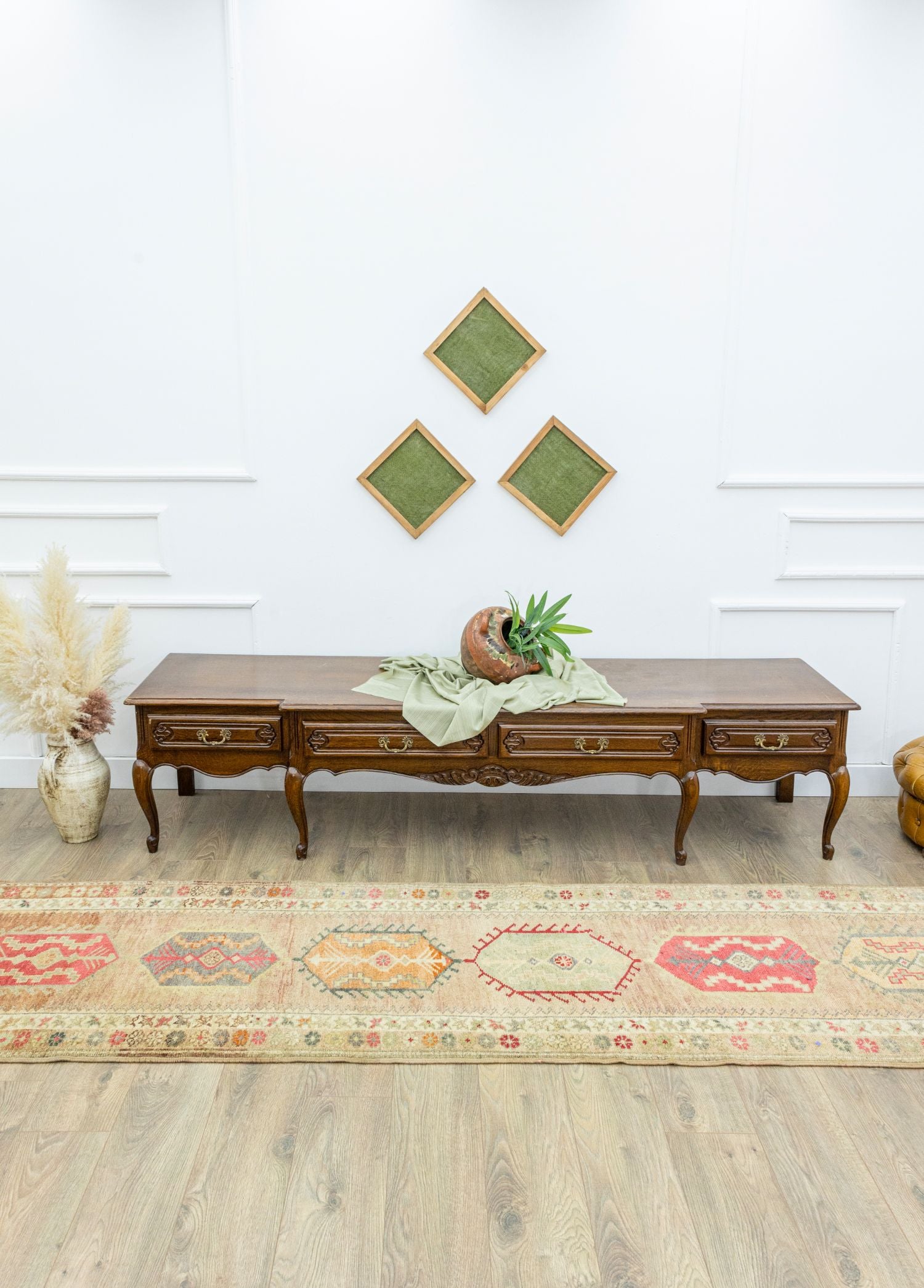 Soho Antiq-Zahedan El Dokuma Yün Herki Yolluk 83x435 Cm-Halı-2-Milagron.com