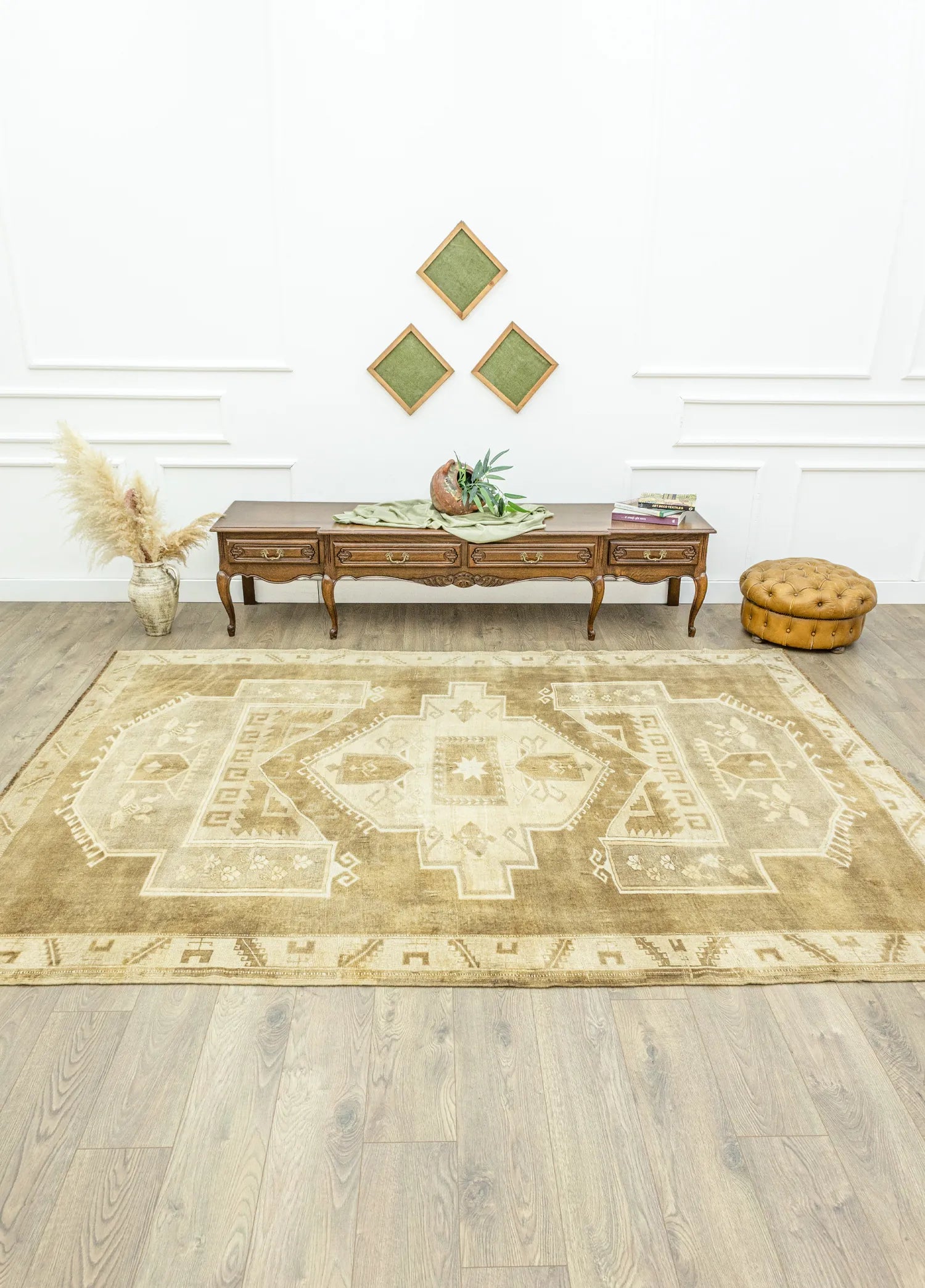 Soho Antiq-Zemira Natural El Dokuma Kars Halısı 221x304 Cm-2-Milagron.com