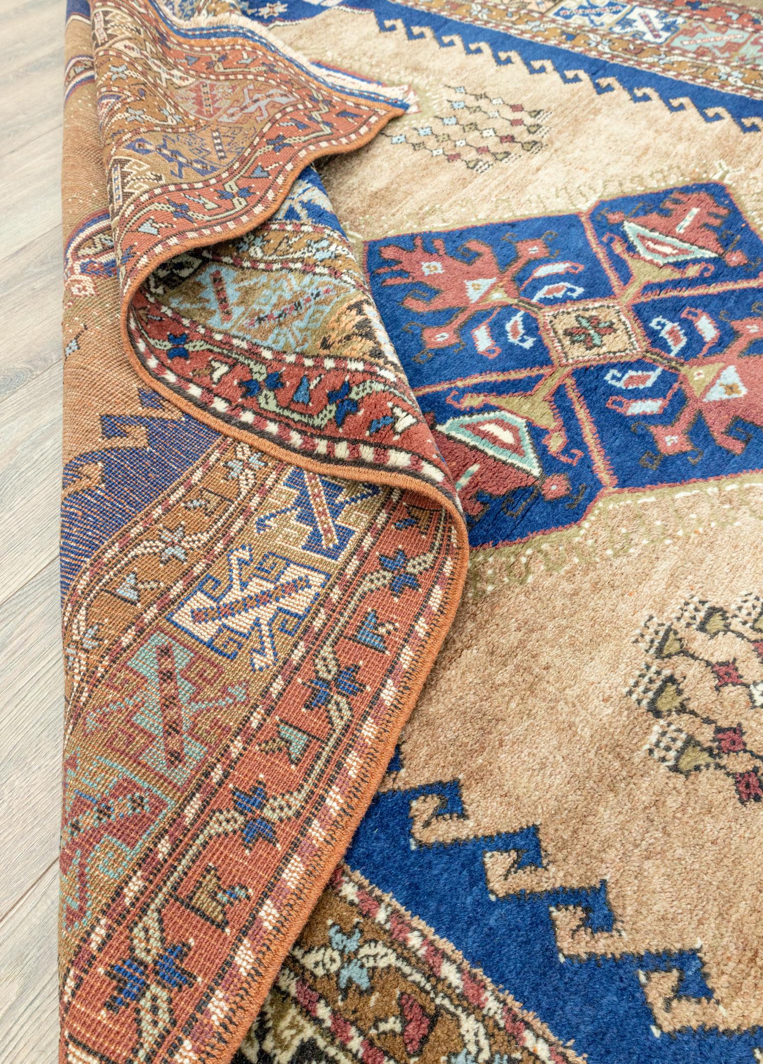 Soho Antiq-Zengi Geometrik Desenli Dazkırı Halısı 162x272 Cm-Halı-6-Milagron.com