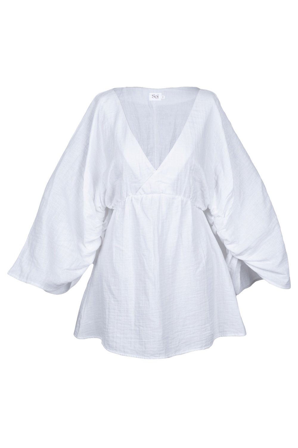 Soi Concept-Büzgülü Beachwear-Elbise-1-Milagron.com