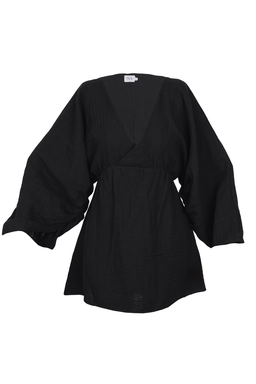 Soi Concept-Büzgülü Beachwear-Elbise-1-Milagron.com