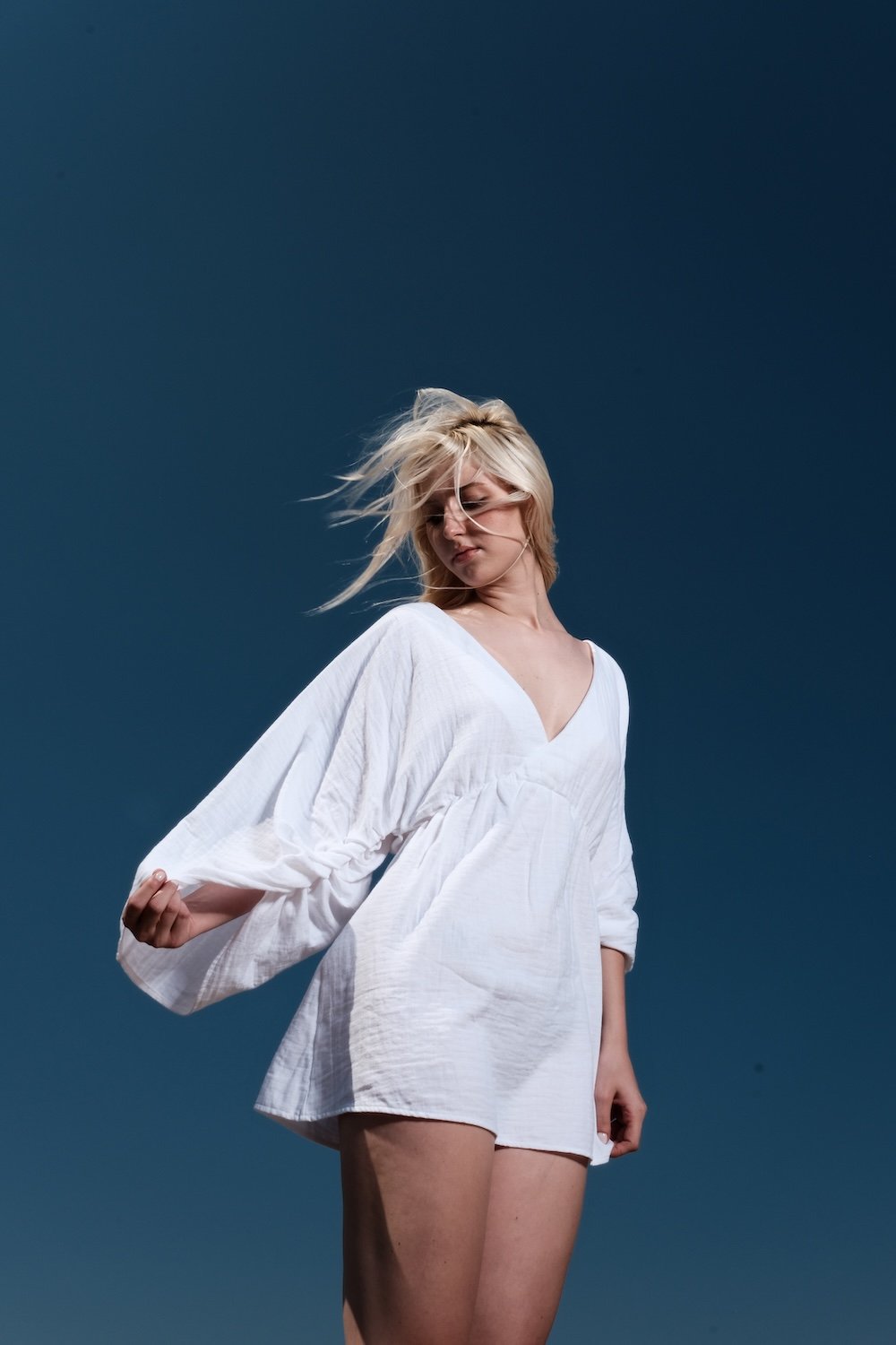 Soi Concept-Büzgülü Beachwear-Elbise-2-Milagron.com