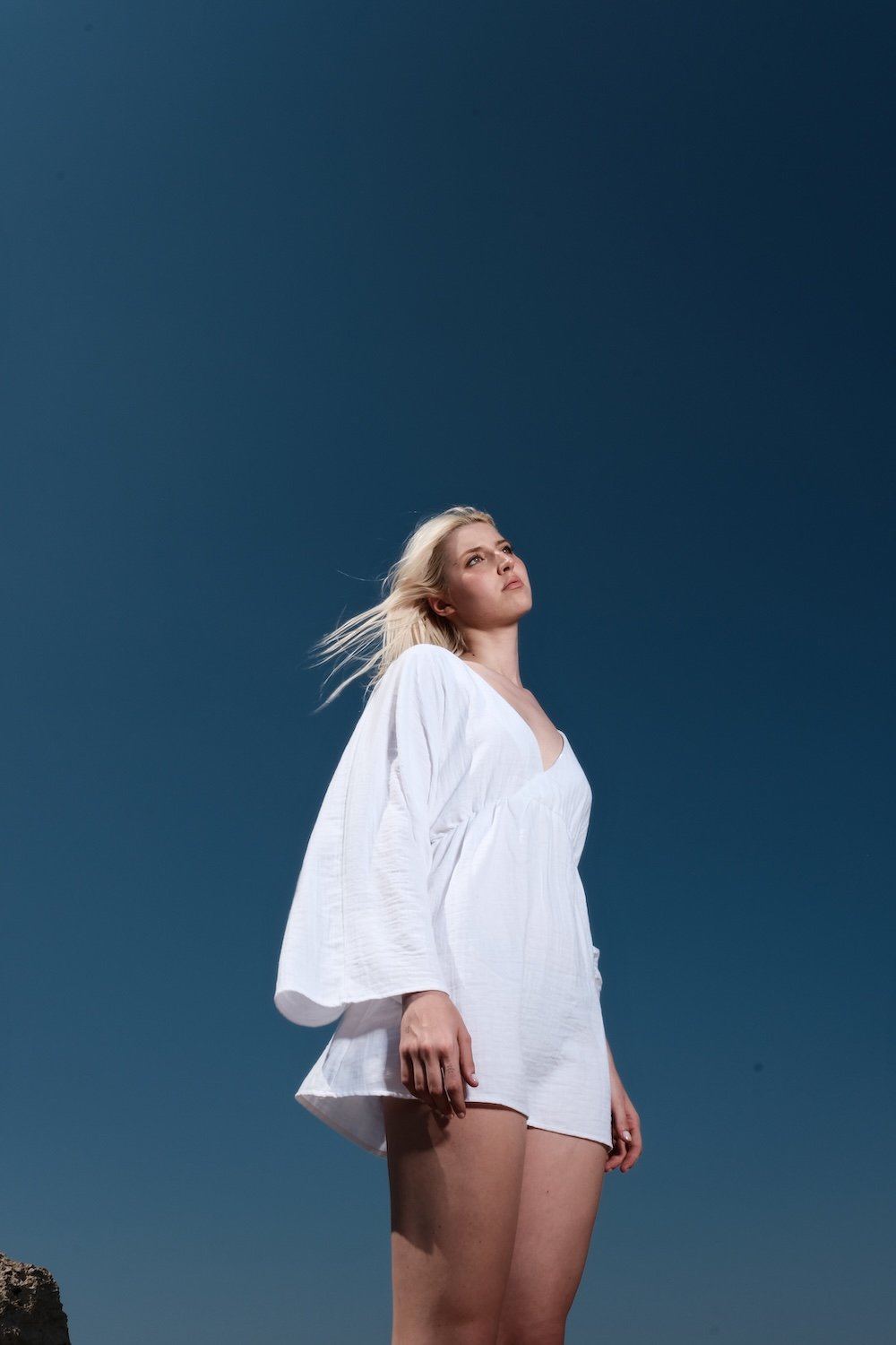 Soi Concept-Büzgülü Beachwear-Elbise-3-Milagron.com