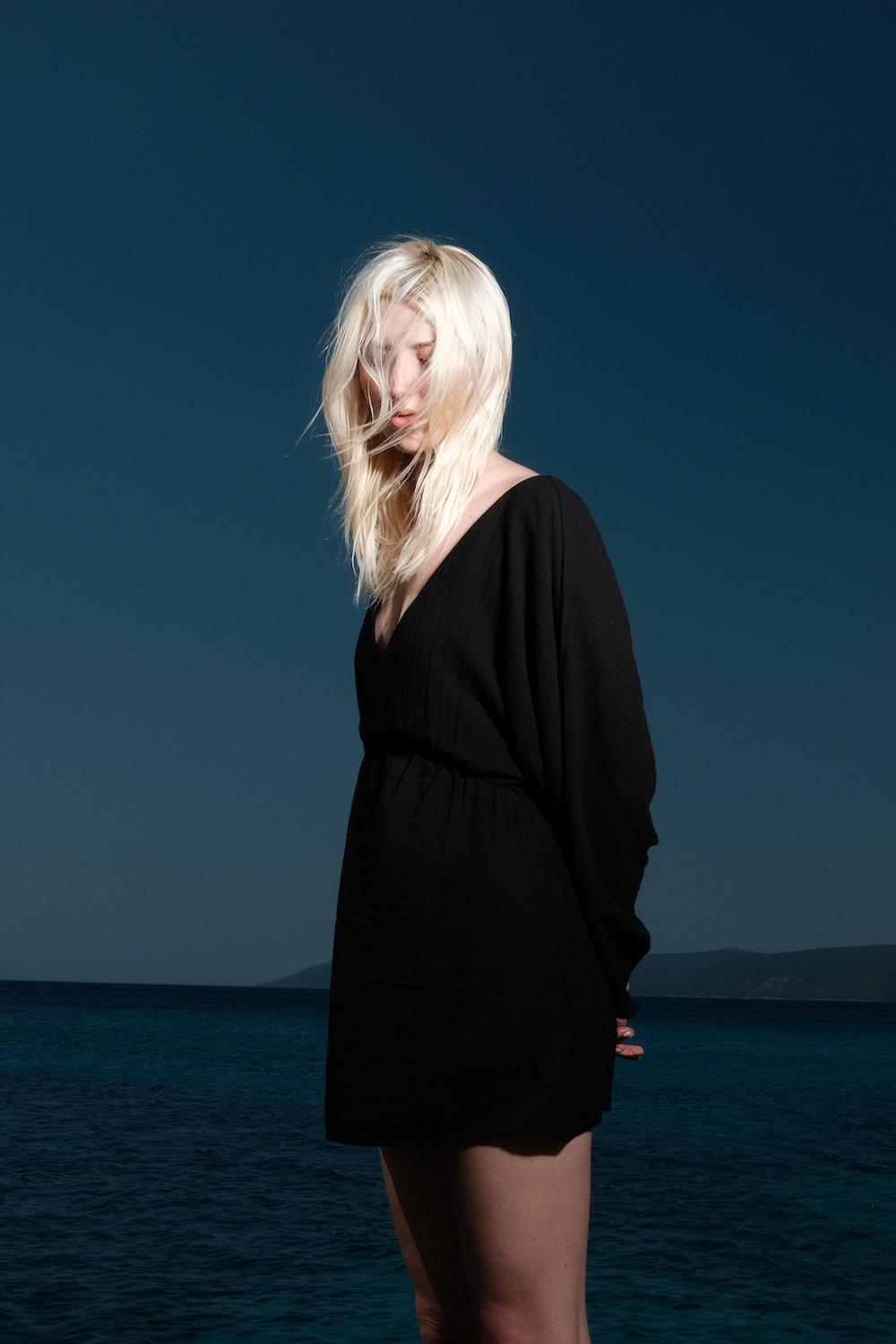 Soi Concept-Büzgülü Beachwear-Elbise-4-Milagron.com