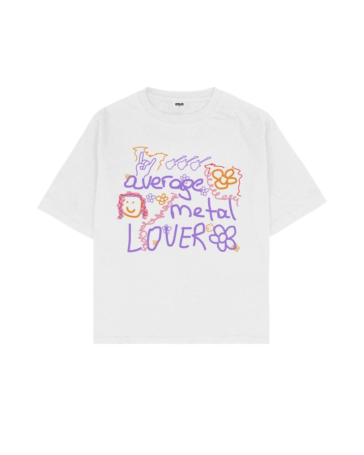 Average Metal Lover Boxy Fit Tişört