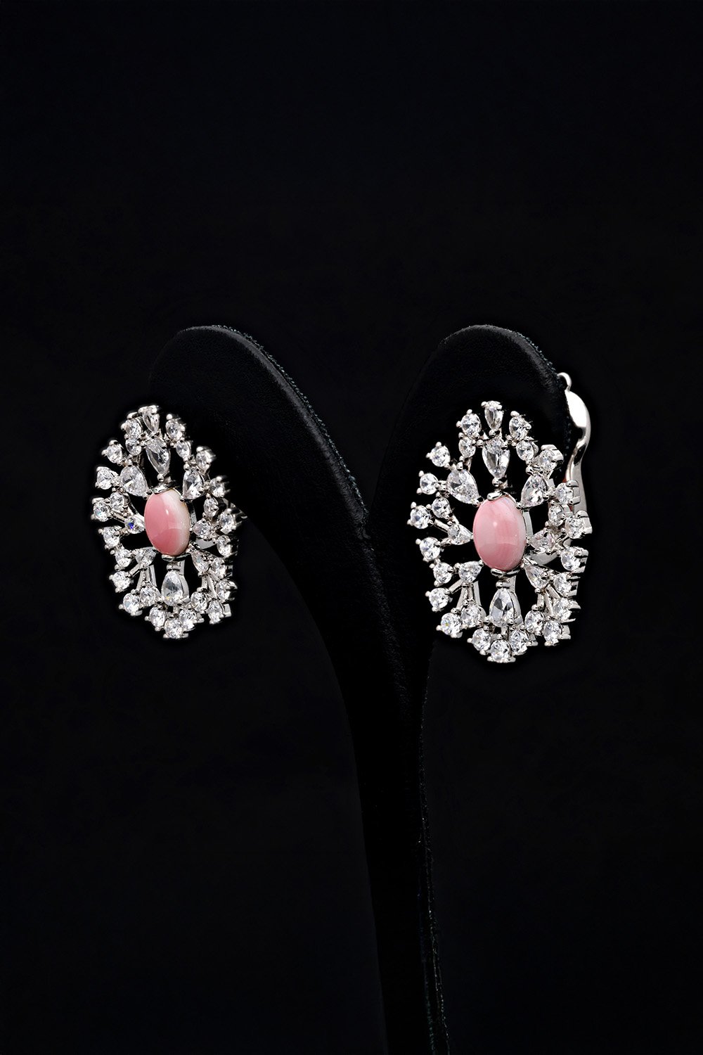 SooSilky-Mercan Ortataşlı Cherryblossom Küpe-Küpe-3-Milagron.com