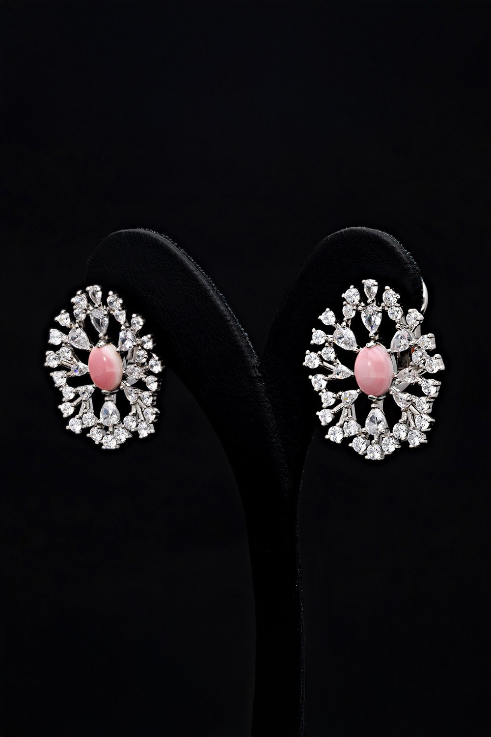 SooSilky-Mercan Ortataşlı Cherryblossom Küpe-Küpe-4-Milagron.com