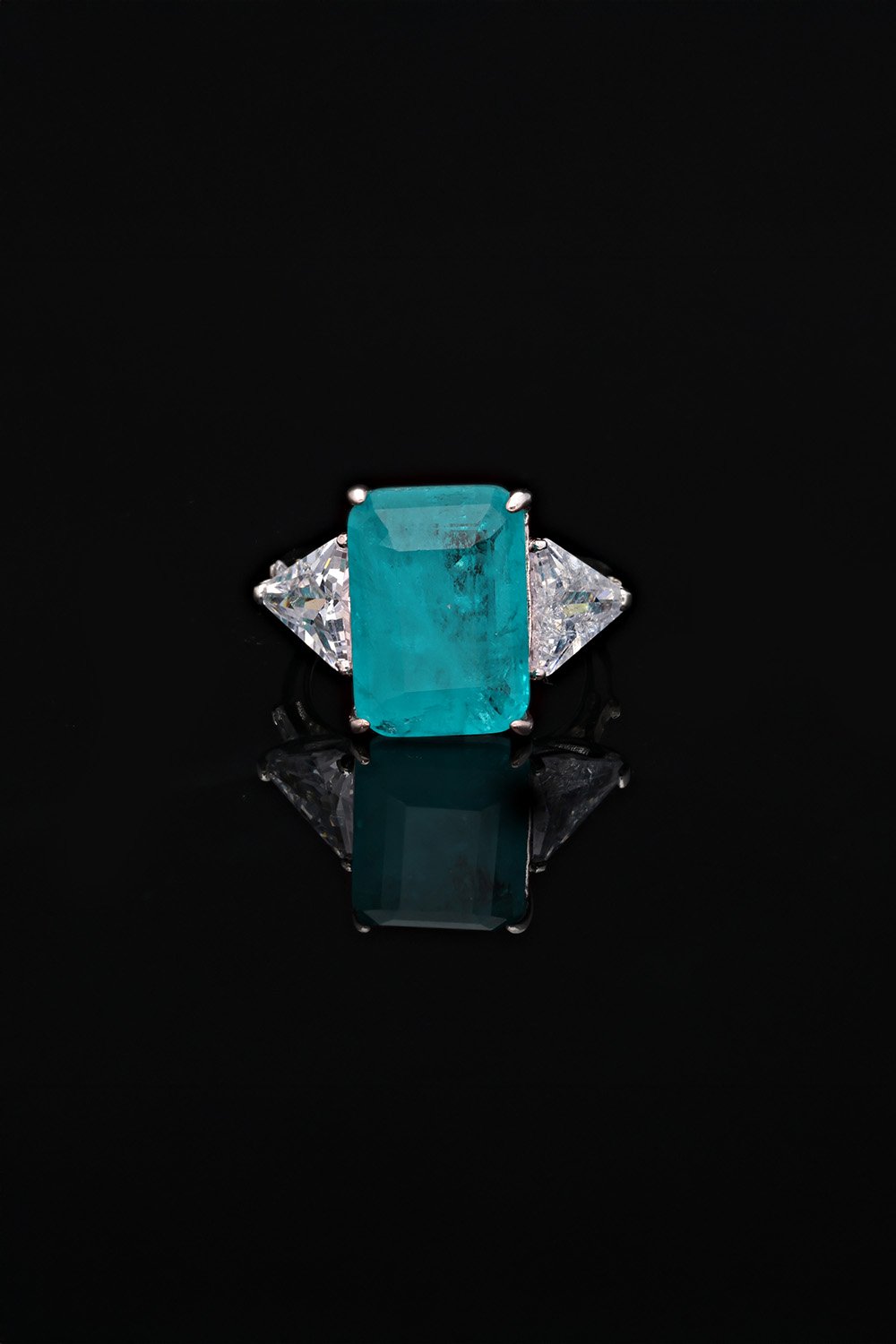 SooSilky-Parai̇ba Baget Taşli Yüzük-Yüzük-1-Milagron.com