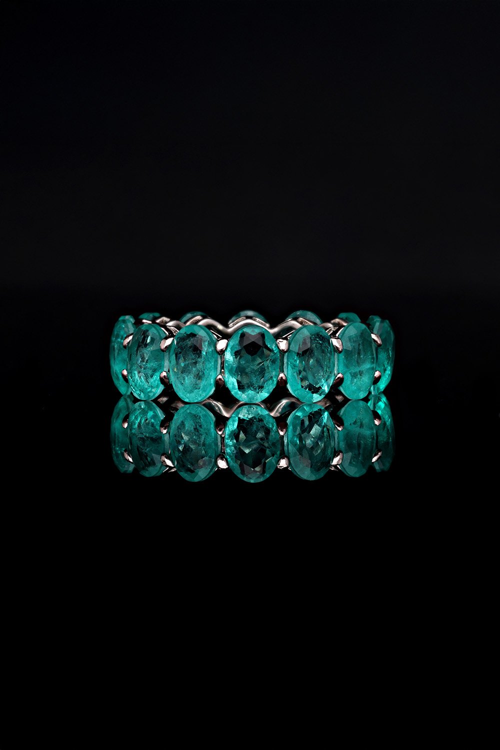 SooSilky-Paraiba Oval Taşlı Alyans-Yüzük-2-Milagron.com