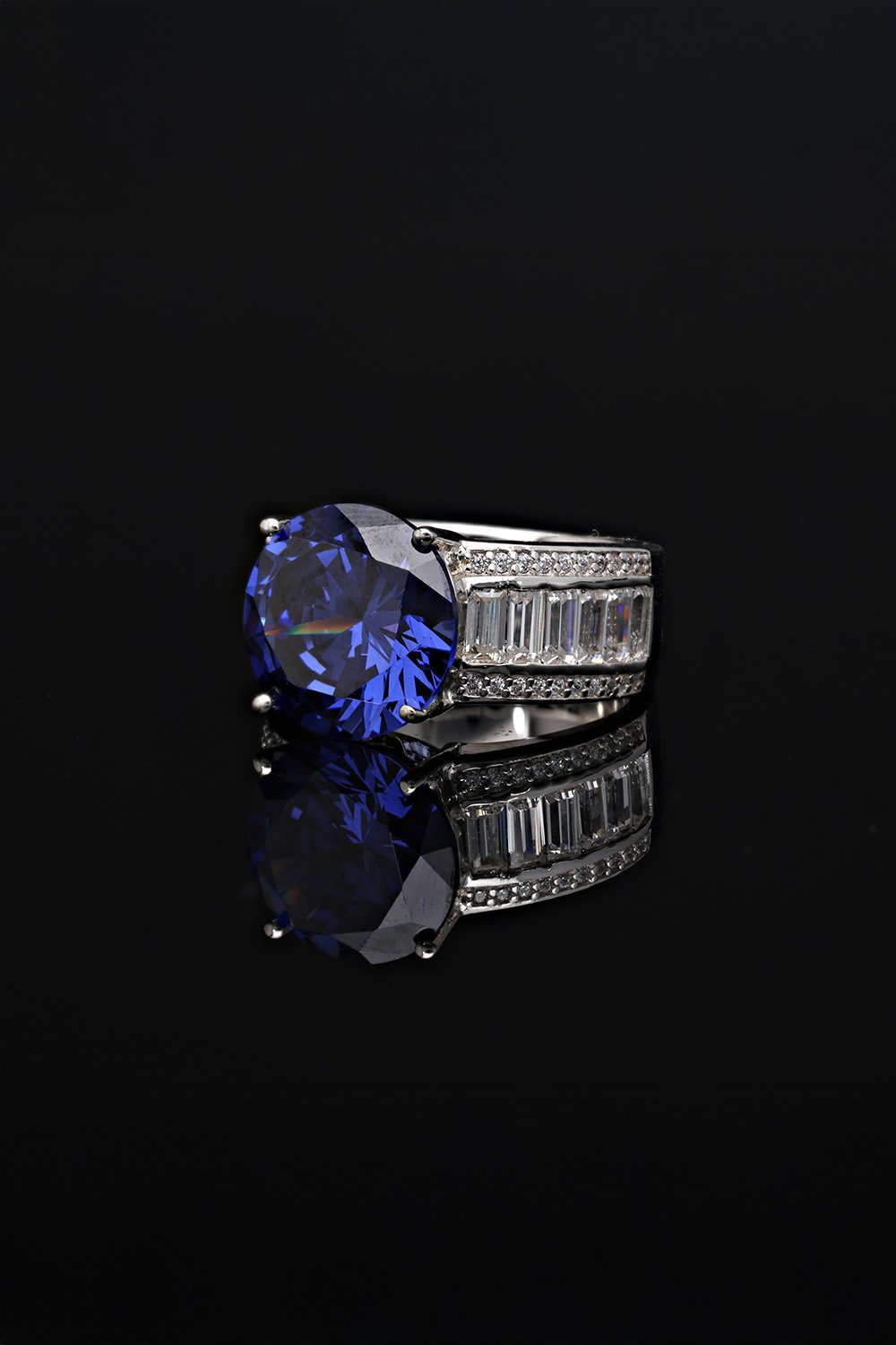 SooSilky-Safir Tektaşlı Yüzük-Yüzük-2-Milagron.com