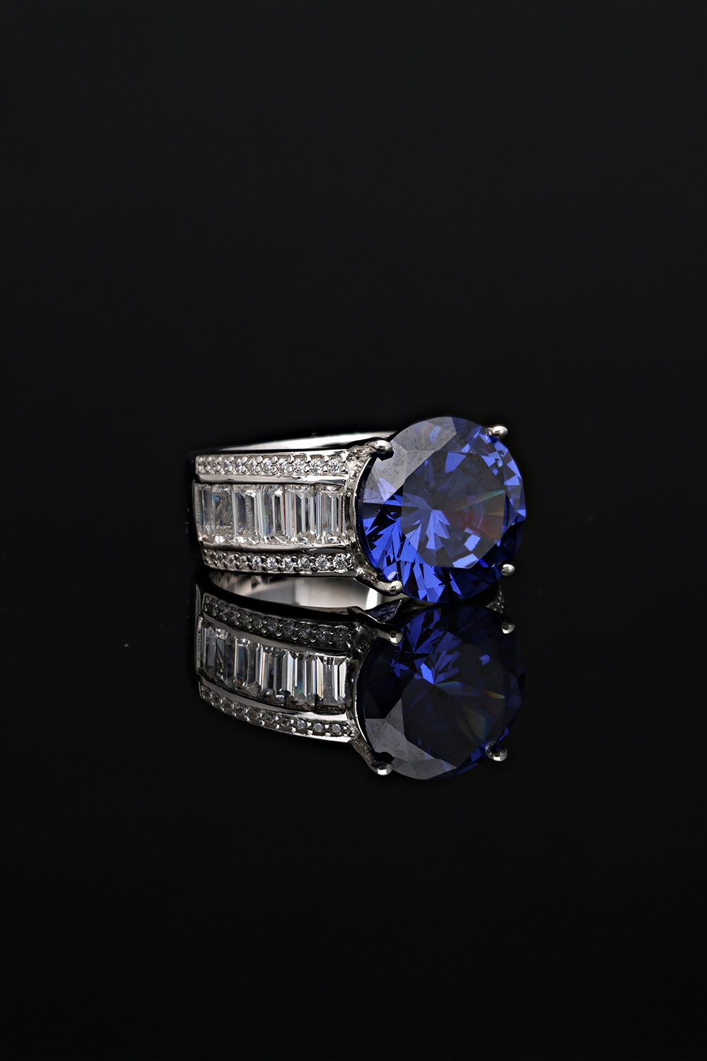 SooSilky-Safir Tektaşlı Yüzük-Yüzük-3-Milagron.com