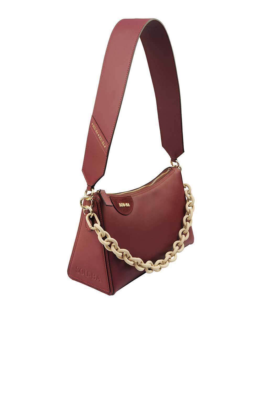 Sou-Ba-Kate Wine-Omuz Çantası-4-Milagron.com