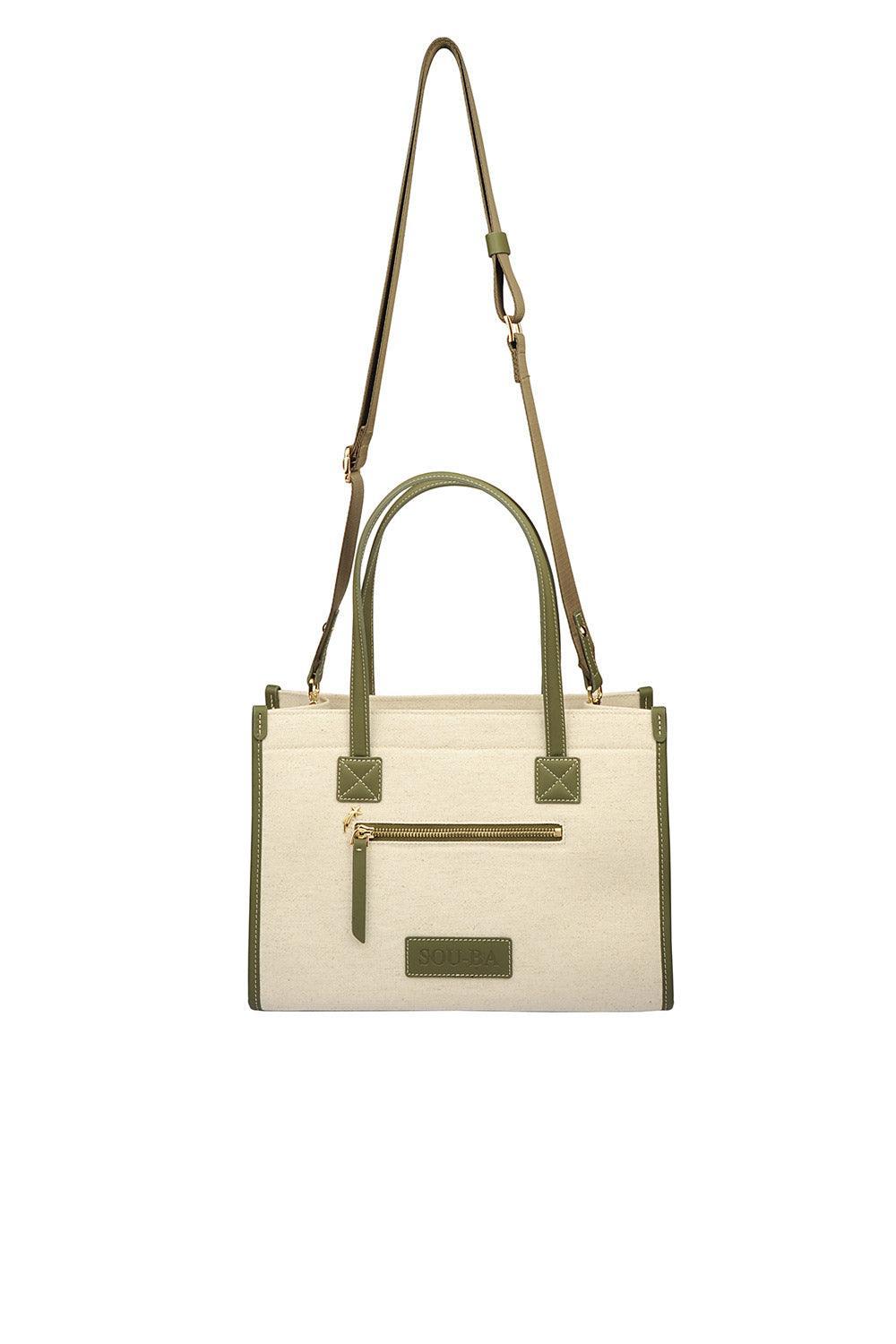 Sou-Ba-Mila Olive-Omuz Çantası-2-Milagron.com