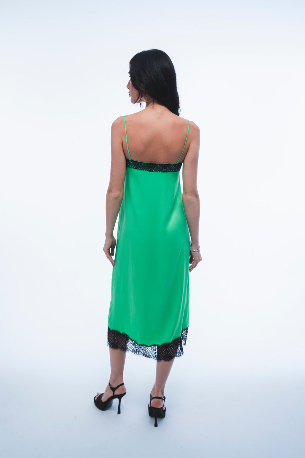 Luna Jade Midi Elbise