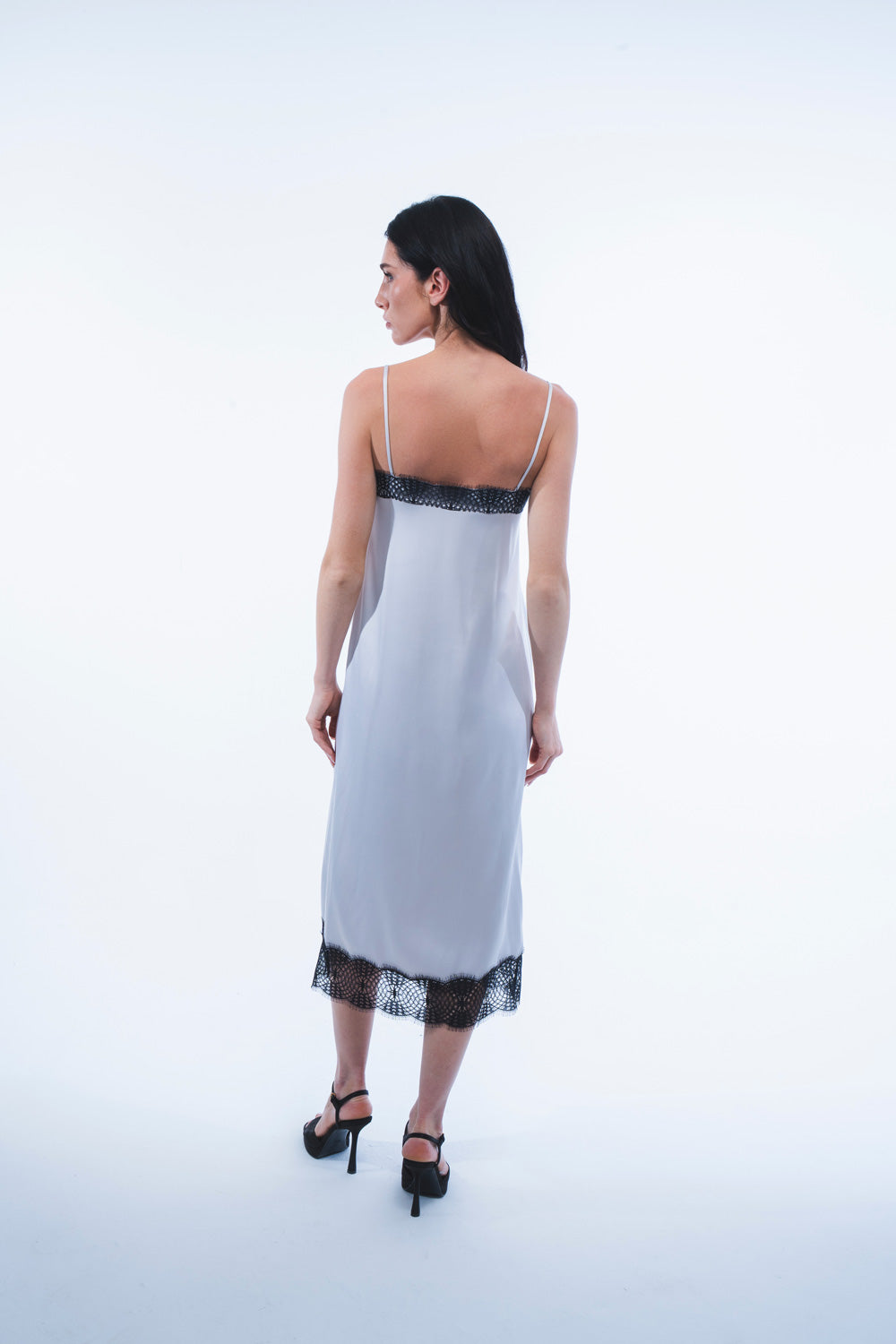 Luna Steel Midi Elbise