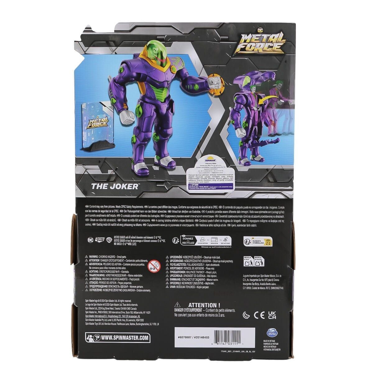 6070887 31111 Dc Metal Batman Force Figür Seti