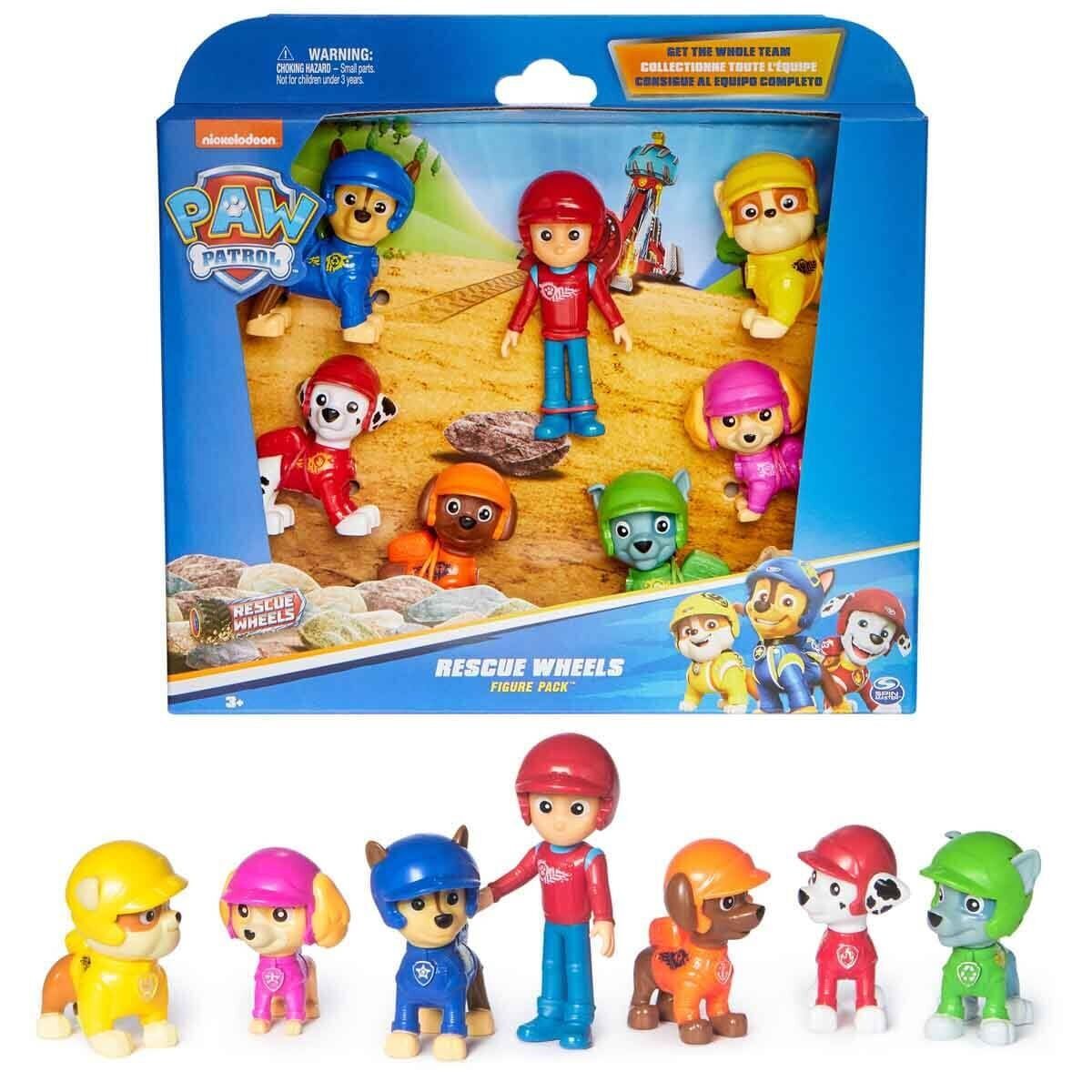 70443 Sun-Spm-FiGür Set Paw Patrol Rescue Wheels Temali 7Li