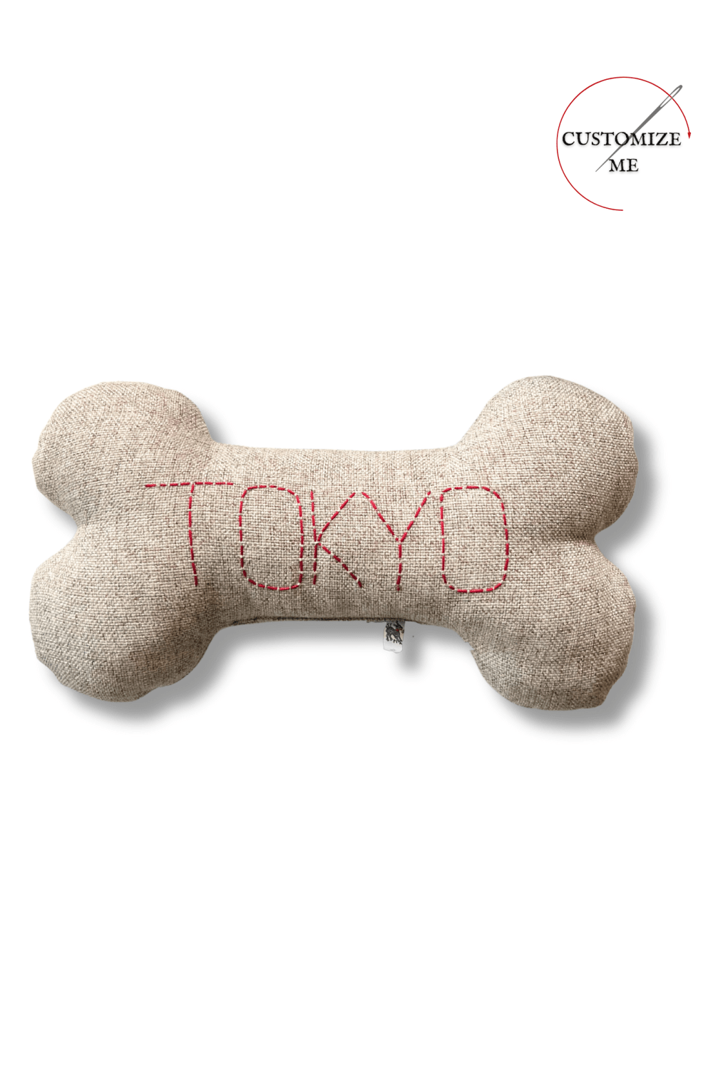 St. Pia-Bone Köpek Yastığı - Milk - Kişiselleştirilebilir-Köpek-1-Milagron.com