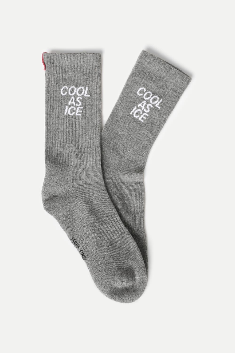 Staff Only-Cool As Ice Gri Organik Pamuk Erkek Spor Çorap-Çorap-1-Milagron.com