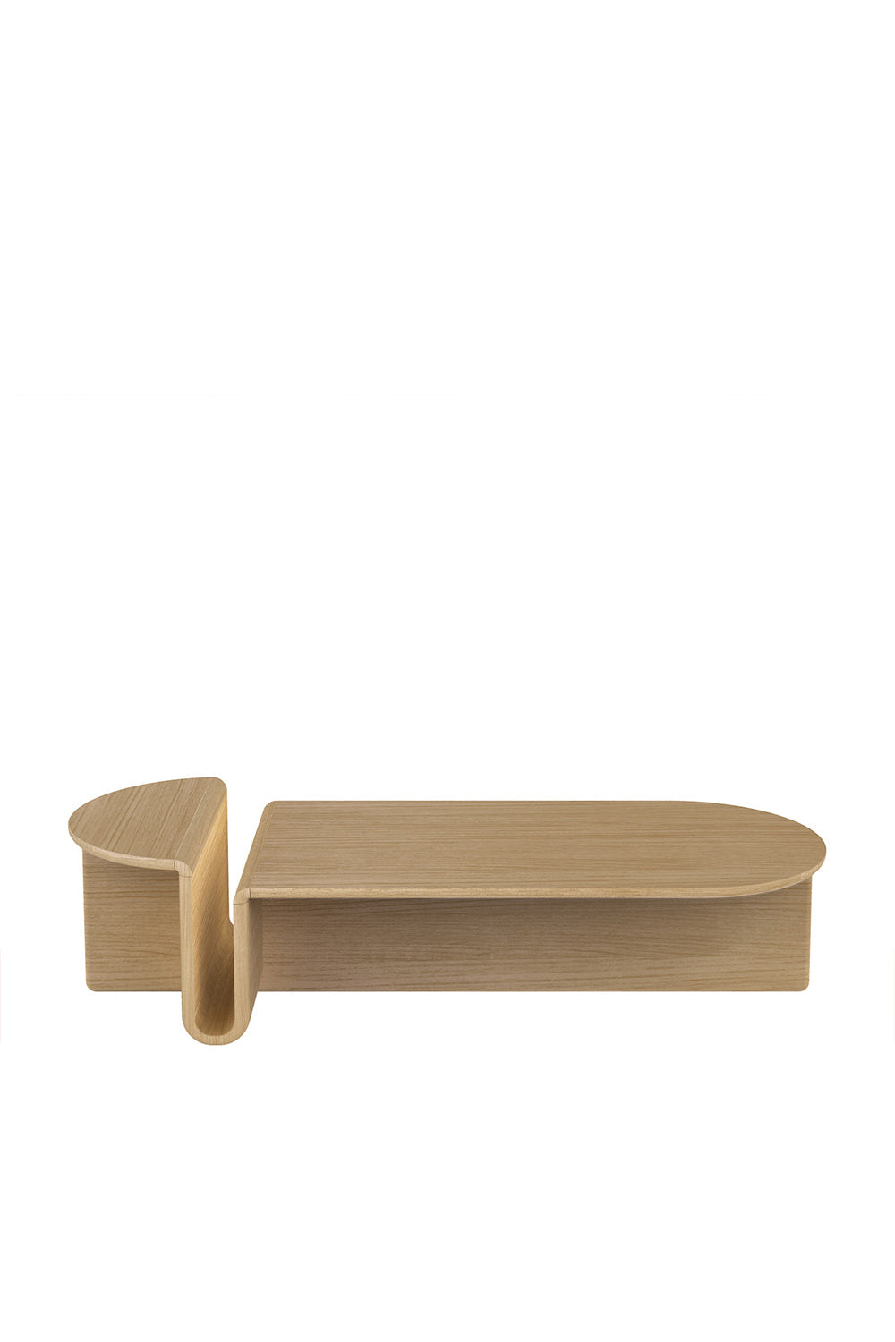 Kanyon Meşe Ahşap Oval Orta Sehpa - 0