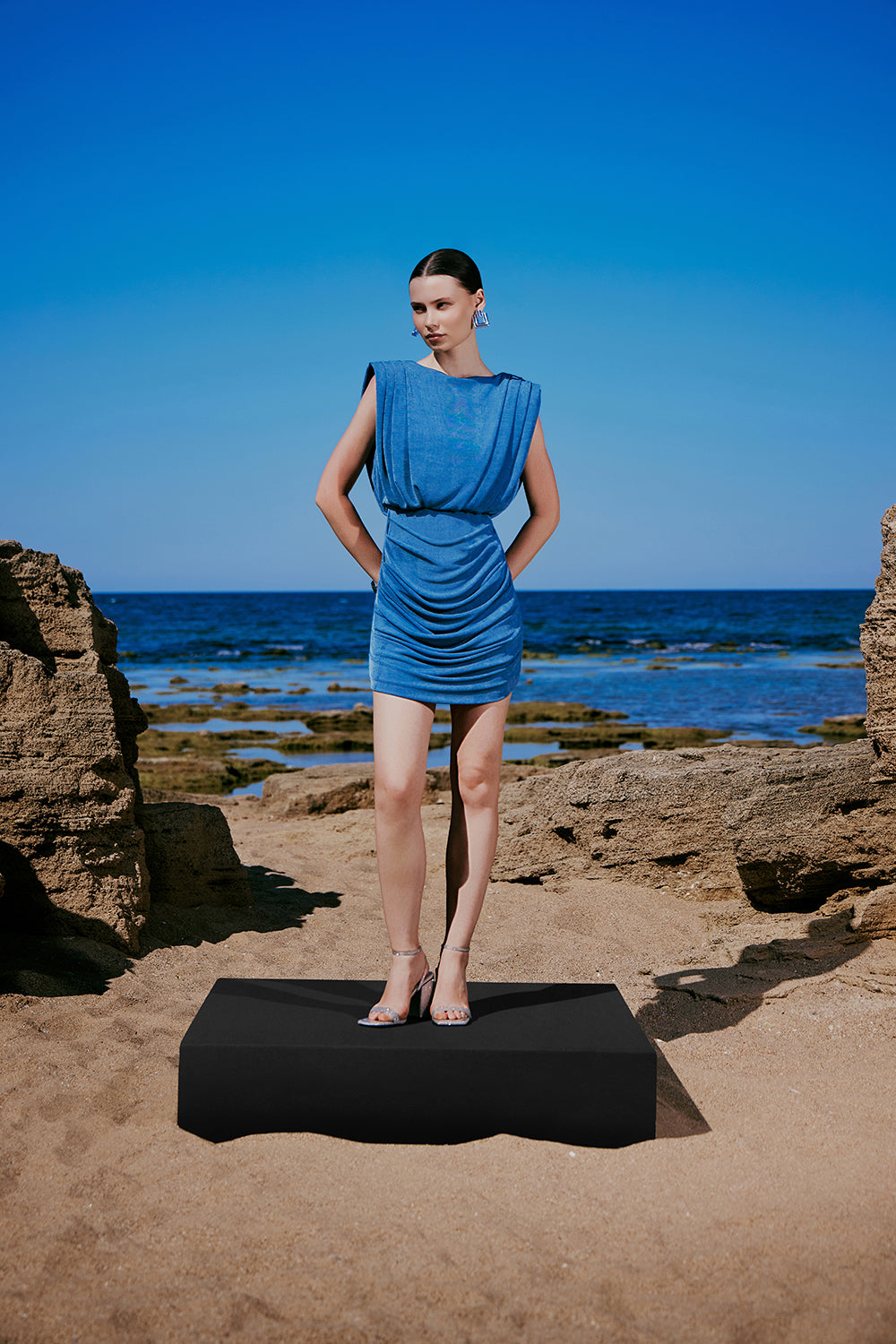 Bris Pleated Mini Dress - 0