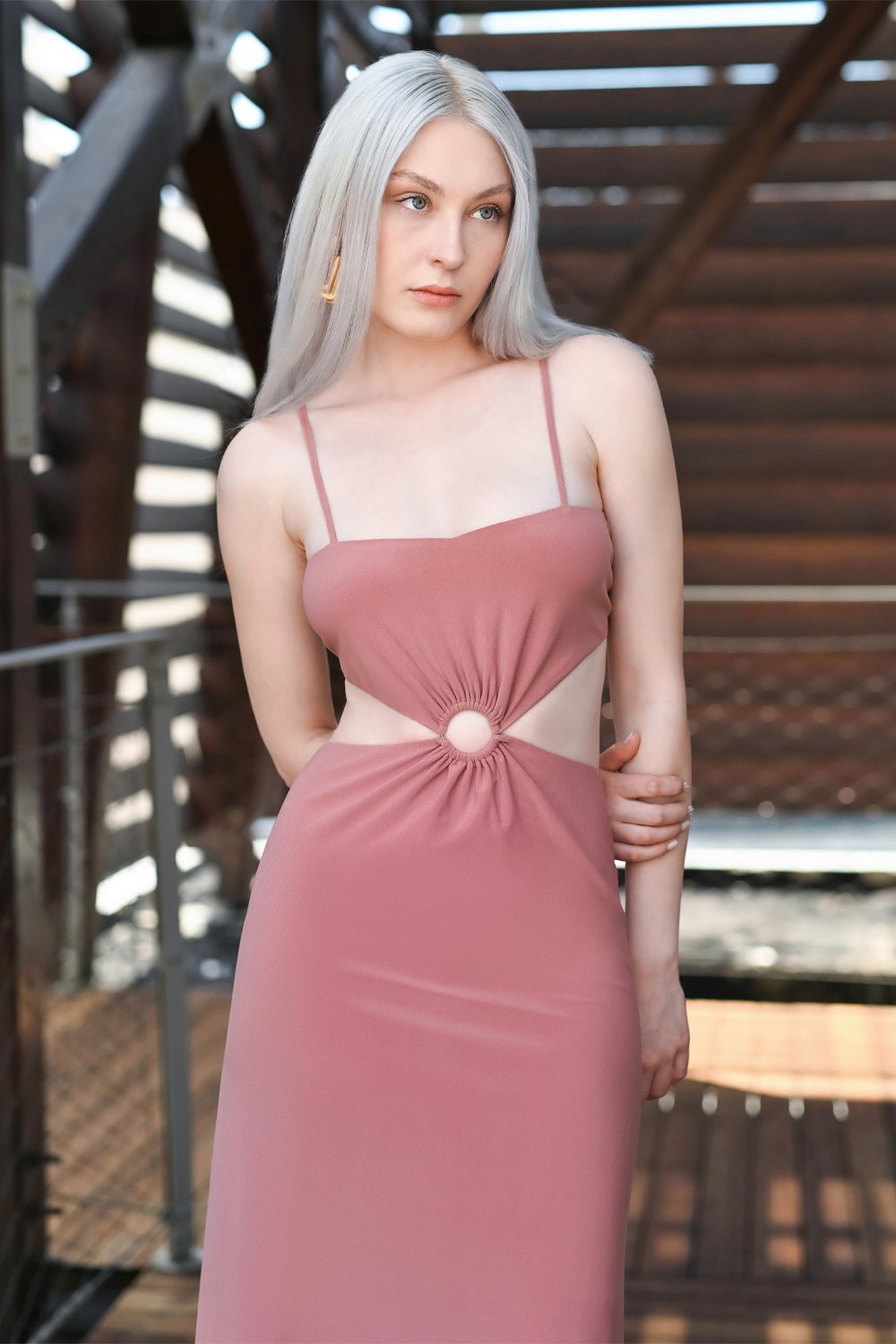 Studio Norn-Dahlia Maksi Elbise-Elbise-3-Milagron.com