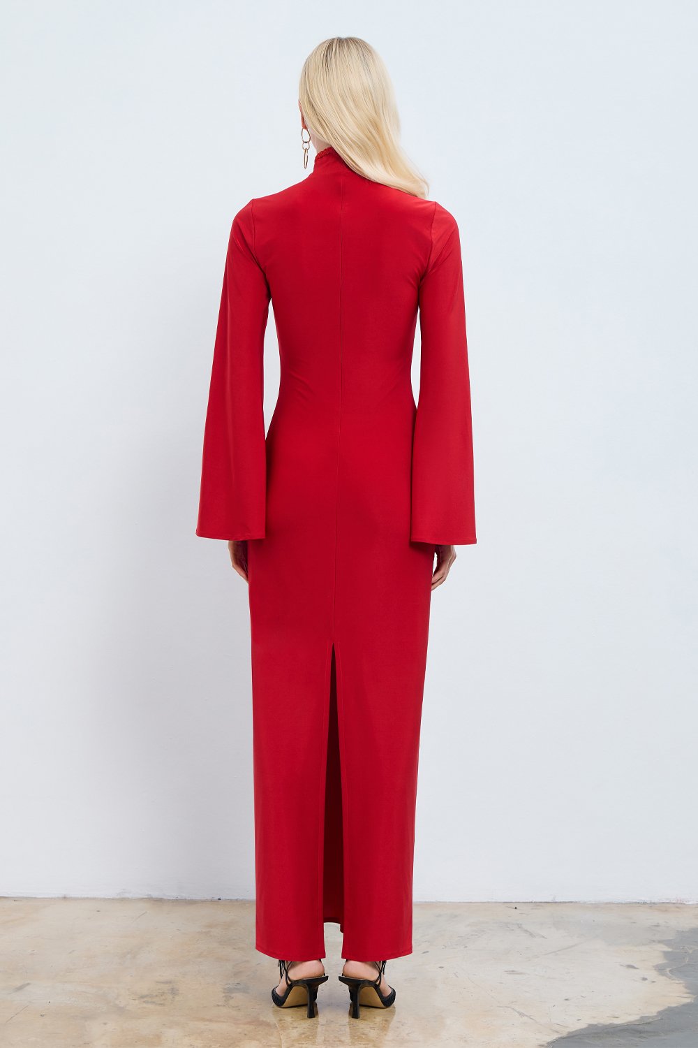 Studio Norn-Linn Cut-out Detaylı Elbise-Elbise-6-Milagron.com