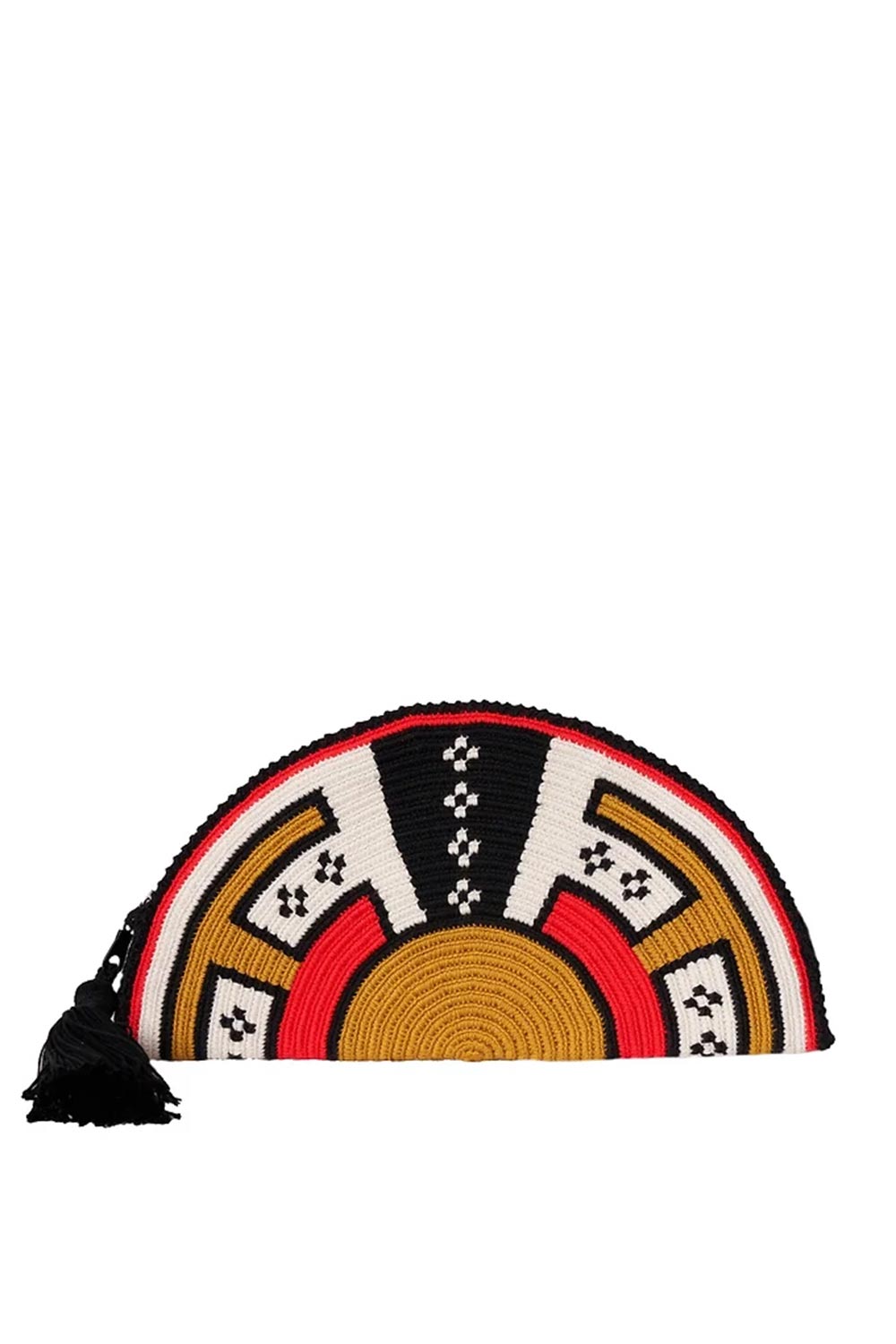 Style Virgo-La Vergne Yarım Ay Wayuu Çanta-El Çantası-1-Milagron.com