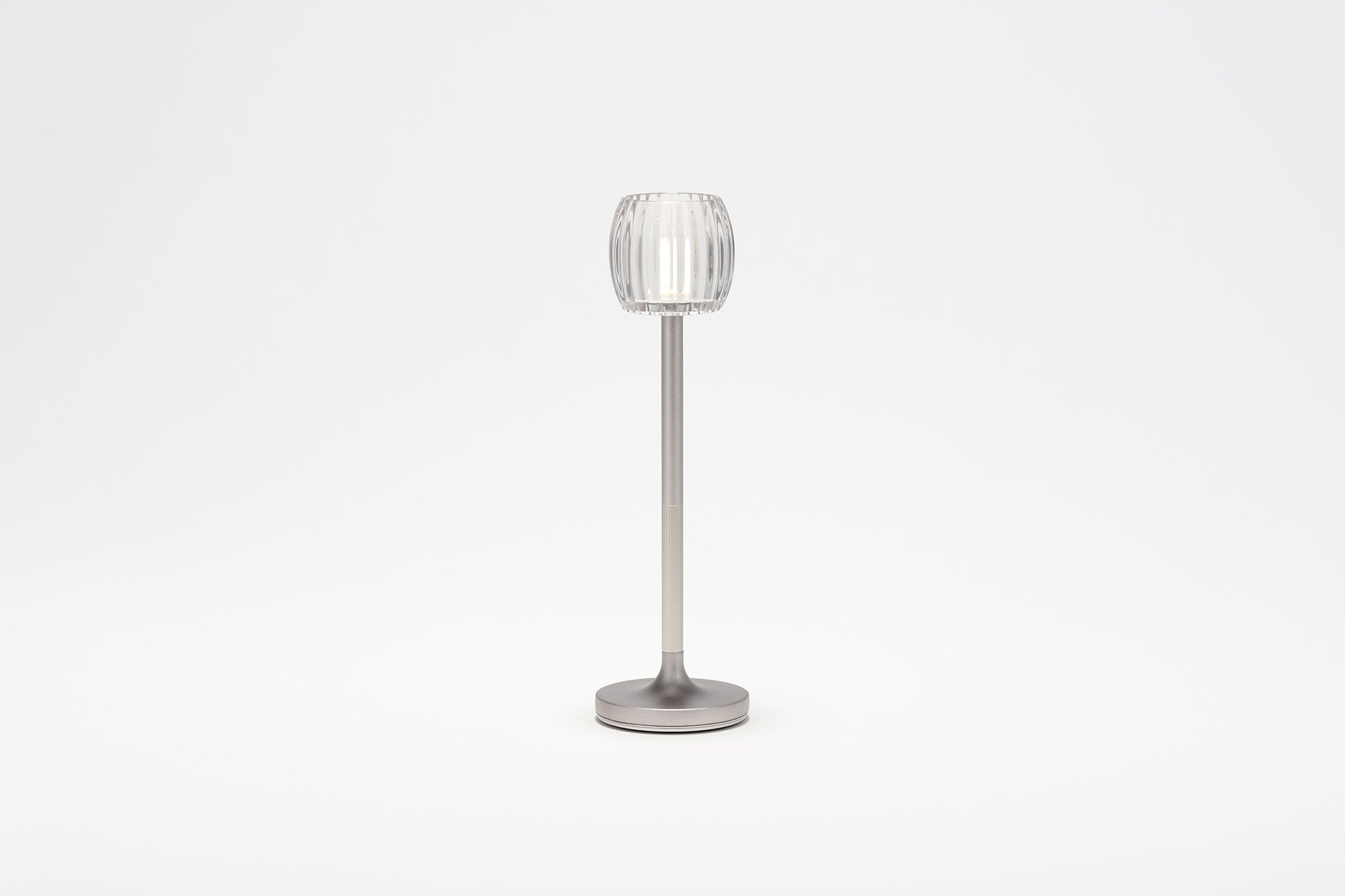 Stylistic-Stylistic Hari Waves Bistro Lamba Gümüş Beyaz-Masa Lambası-7-Milagron.com