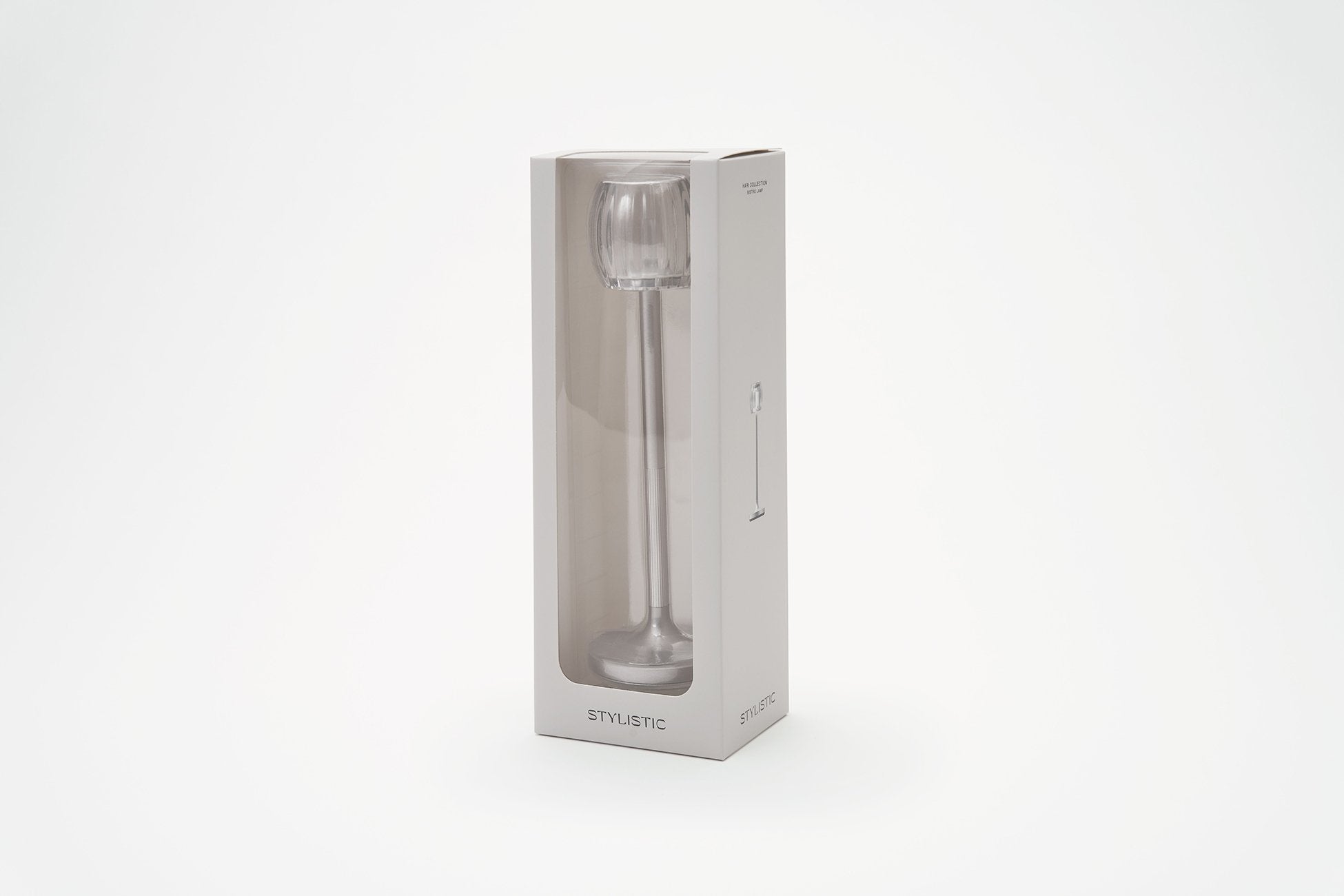 Stylistic-Stylistic Hari Waves Bistro Lamba Gümüş Beyaz-Masa Lambası-8-Milagron.com