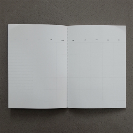 Suatelier-Suatelier Design The Montly Record Aylık Tarihsiz Defter Gri-Defter-3-Milagron.com