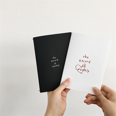 Suatelier-Suatelier Design The Record Of Weekly Haftalık Tarihsiz Defter Siyah-Defter-1-Milagron.com