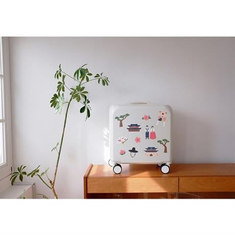 Suatelier-Suatelier Travel Luggage Sticker Pack Valiz Etiket Seti Welcome To Korea-Sticker-11-Milagron.com