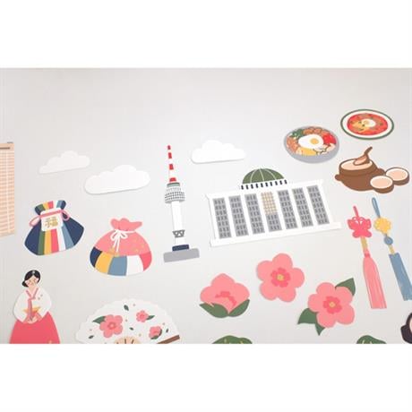 Suatelier-Suatelier Travel Luggage Sticker Pack Valiz Etiket Seti Welcome To Korea-Sticker-8-Milagron.com