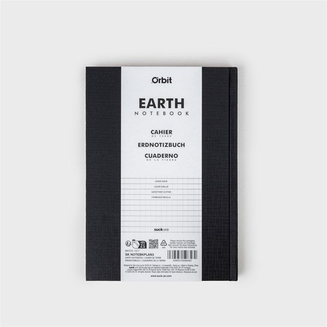 Suck Uk Earth Notebook A5