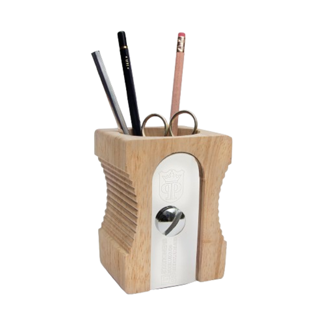 Suck Uk-Sharpener Desk Tidy Kalemtraş şeklinde Ahşap Kalemlik Light-Kalemlik-1-Milagron.com