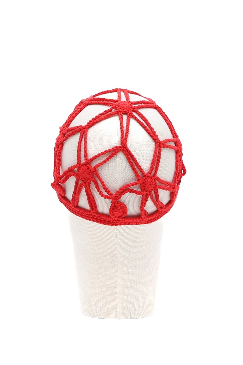 Melkweg Kırmızı & Pembe Örgü Saç Aksesuarı, Saç Bonesi - 4