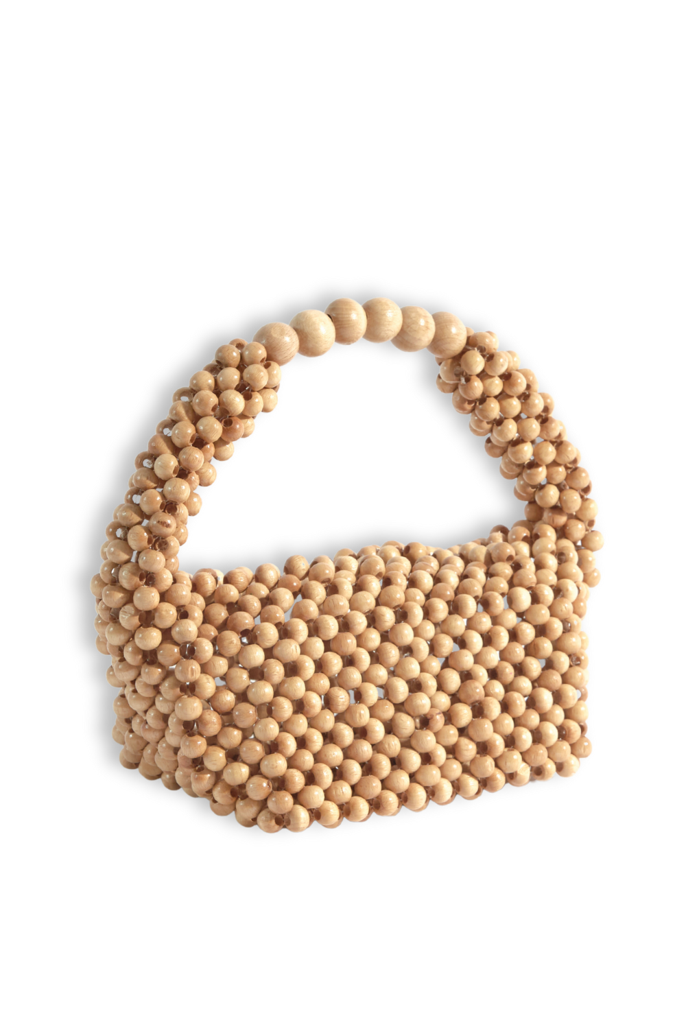 Raya Ahşap Boncuk El Çantası - 1