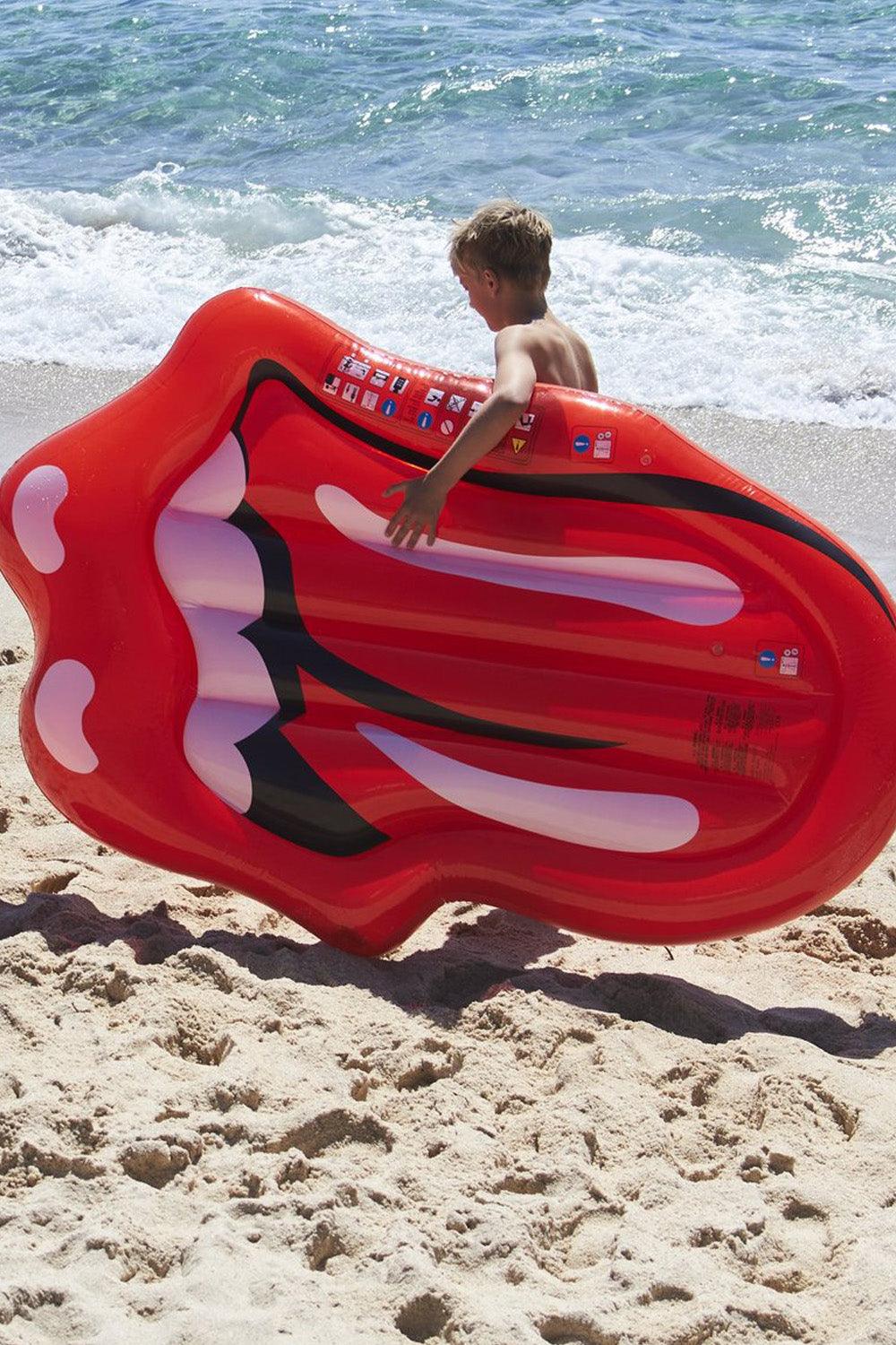 Sunny Life-Deluxe Lie-On Deniz Yatağı Rolling Stones Lips-Deniz Yatağı-5-Milagron.com