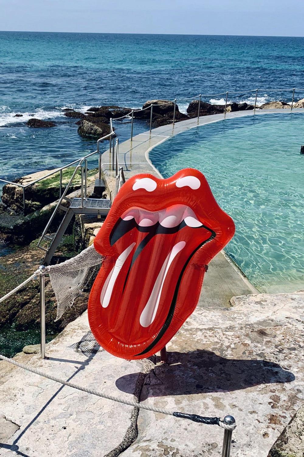 Sunny Life-Deluxe Lie-On Deniz Yatağı Rolling Stones Lips-Deniz Yatağı-9-Milagron.com