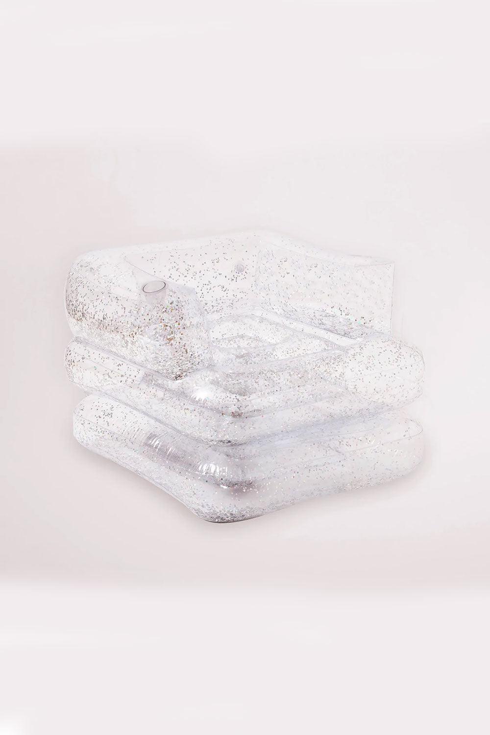 Sunny Life-Inflatable Lilo Glitter Deniz Koltuğu ve Yatağı-Deniz Yatağı-5-Milagron.com