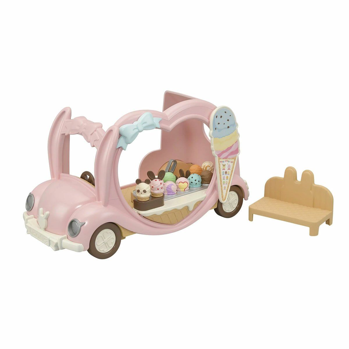 Sylvanian Families-Dondurmacı Arabası +4 Yaş-Biriktirilebilir Oyuncaklar ve Setleri-2-Milagron.com