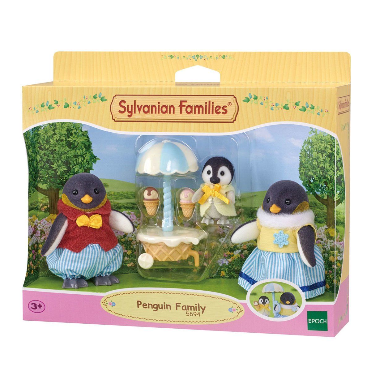 Sylvanian Families-Penguen Ailesi +4 Yaş-Biriktirilebilir Oyuncaklar ve Setleri-1-Milagron.com