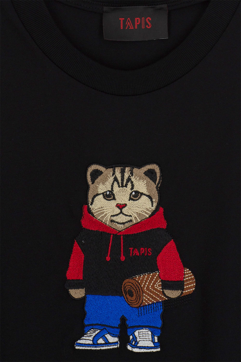 Cat Black T-shirt - 2