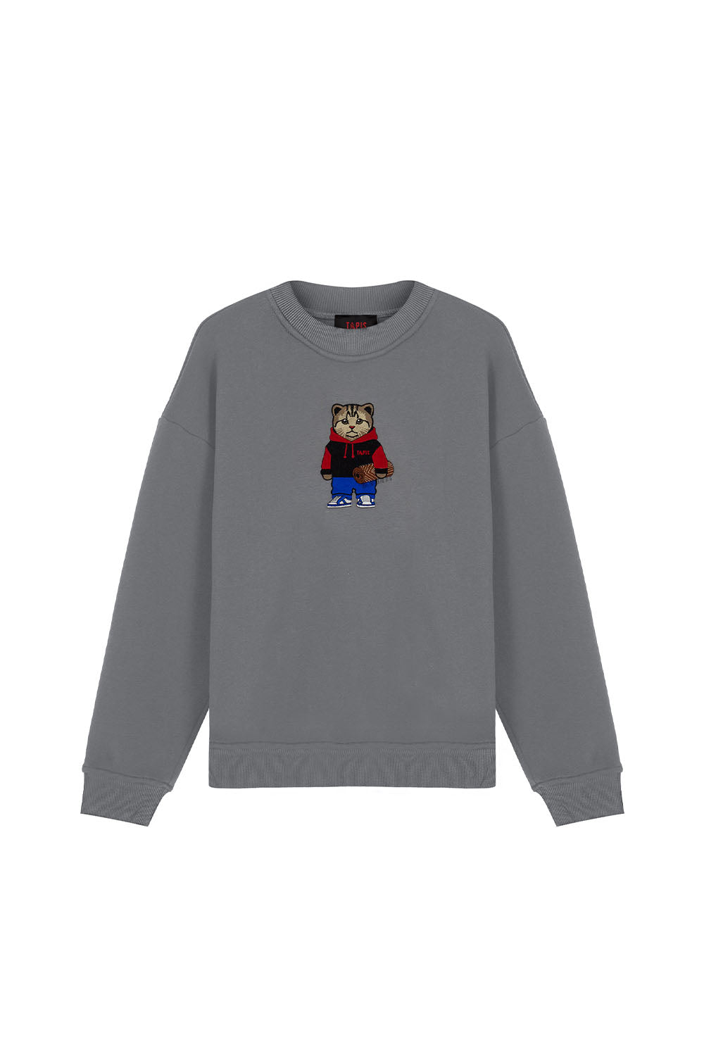 Cat Grey Sweatshirt - 0