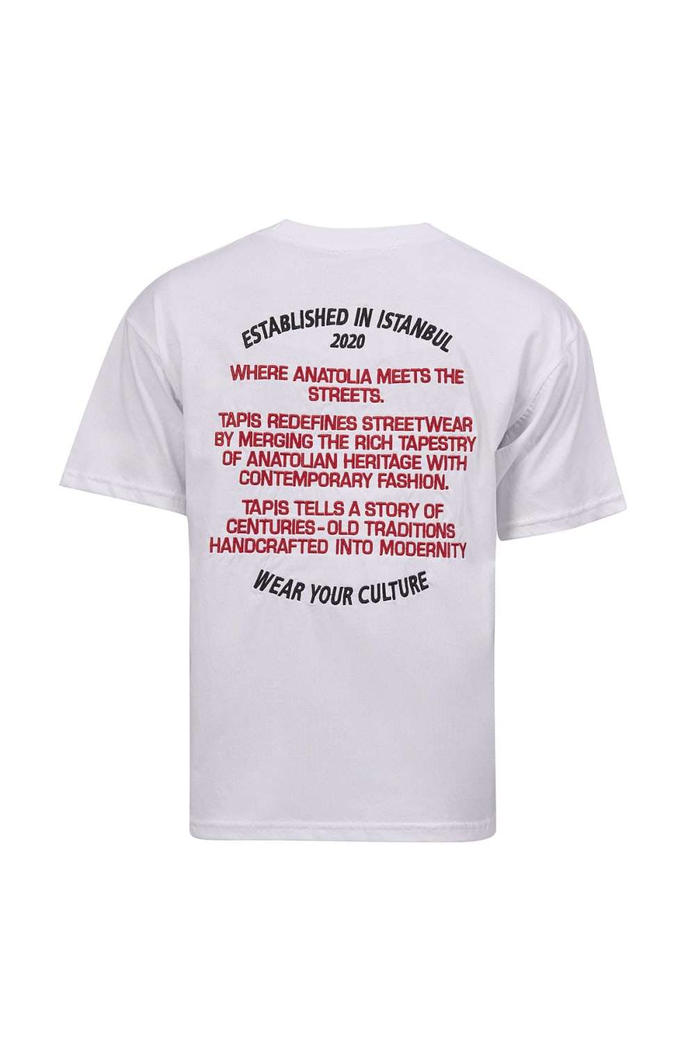 Tapis-Lands Of Tapis – Oversized White Istanbul Tshirt-T-Shirts-2-Milagron.com