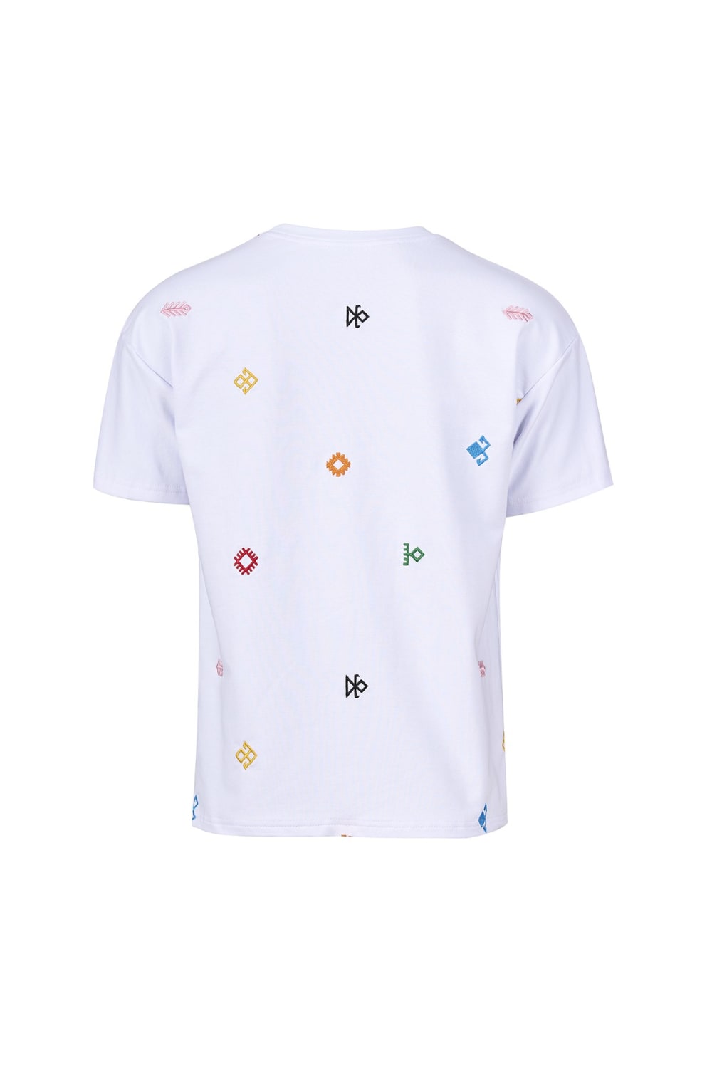 Tapis-Symbols Of Anatolia Oversized White Tshirt 011-T-Shirts-2-Milagron.com