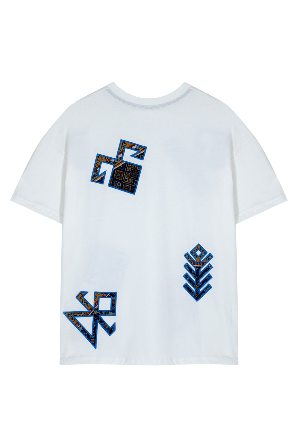 Tapis-Symbols Of Anatolia Oversized White Tshirt 021-T-Shirts-2-Milagron.com